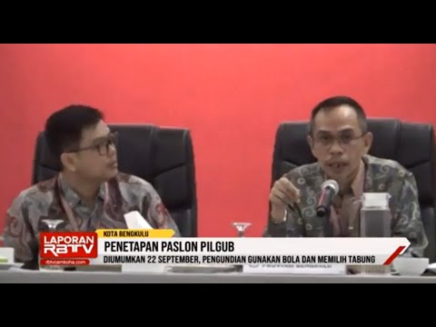Pengundian Nomor Urut Paslon 22 September 