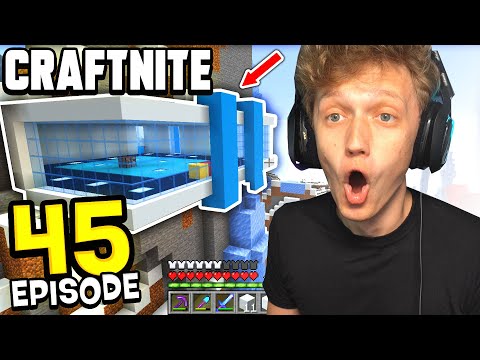 Craftnite: Episode 45 - STARTING OUR FIRST MEGA HOUSE... (amazing)