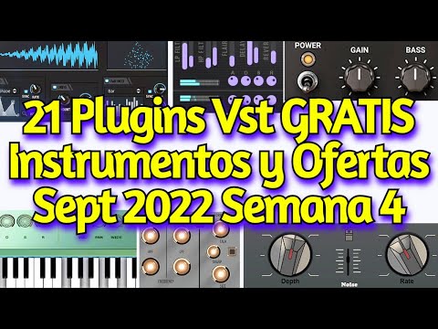 21 Mejores Nuevos Plugins VST GRATIS, Instrumentos Vst, Samples y Ofertas - SEPTIEMBRE 2022 Semana 4