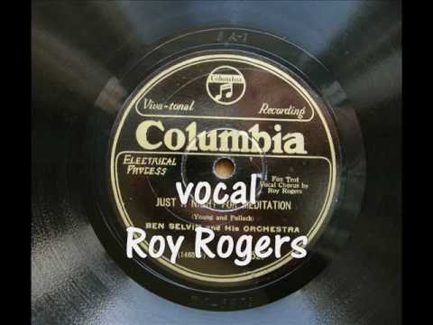 Ben Selvin - JUST A NIGHT FOR MEDITATION