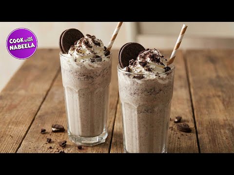 Oreo Milkshake Recipe by Cook with Nabeela