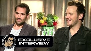 Chris Pratt & Manuel Garcia-Rulfo Exclusive THE MAGNIFICENT SEVEN Interview (JoBlo.com) video