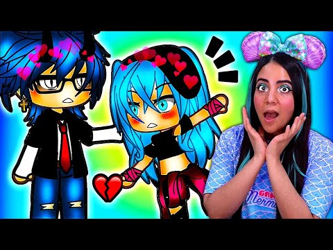The COLD BOY is OBSESSED with the NEW GIRL 😍💞 Gacha Life Mini Movie Love Story Reaction