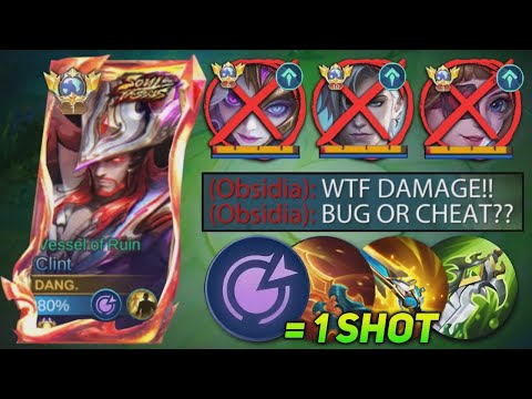 NEW META! CLINT 100% BEST DAMAGE BUILD AND EMBLEM!! (clint best build 2026) - MUST TRY! | MLBB