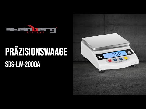 Video - Präzisionswaage - 2.000 g / 0,05 g