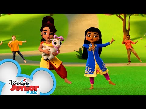 Pinky's Goat Dance ?| ミラといっしょに踊ろう！｜ミラといっしょに踊ろう！｜ミラ、王様探偵｜ディズニージュニア (Pinky's Goat Dance ? | Dance with Mira and Friends | Mira, Royal Detective | Disney Junior)