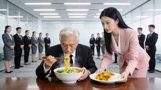 ذاق الرئيس معكرونة سكرتيرته فصدم اكتشافها أنها ابنته المفقودة!