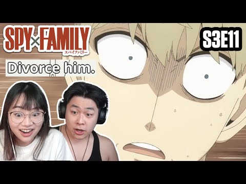 DIVORCE & WINSTON WHEELER  | SPY x FAMILY S3E11 Reaction (スパイファミリー)