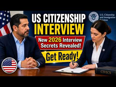 Thumbnail for 🔥 U.S. Citizenship Interview 2026 – Real N-400 USCIS Interview | Officer Asked Many Questions #uscis by NME