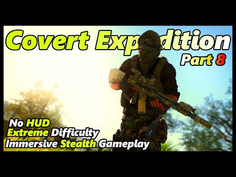 Ghost Recon Breakpoint Tactical Gameplay - Solo Covert Expedition [Part 8] Realism Mode + No HUD