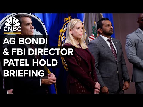Attorney General Bondi and FBI Director Kash Patel will make an announcement — 12/4/2025