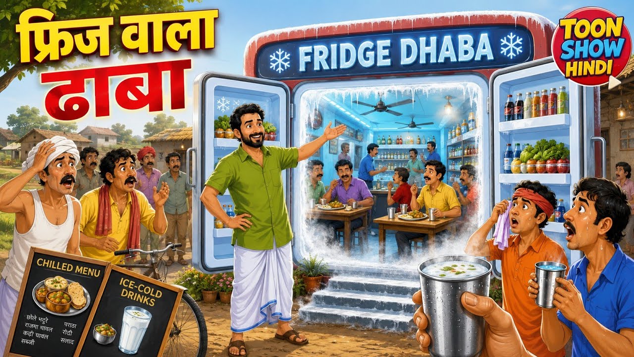 लालची पत्नी और फ्रिज ढाबा | Fridge Dhaba Story | Hindi Kahaniya | ToonShow Hindi