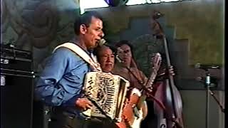 Santiago Jimenez, Jr, at the San Antonio Conjunto Festival w/ Mark Rubin on upright bass.
