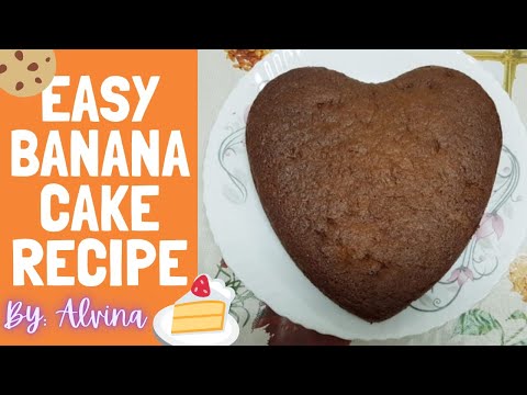 EASY BANANA CAKE RECIPE | AA WORLD