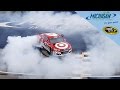 Larson lights 'em up in Michigan