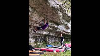 Video thumbnail: Last Wave Goodbye, 8b+. Peak District