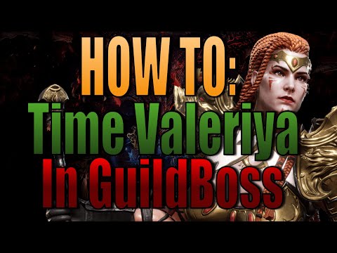 How to Time Valeriya in GB I Watcher of Realms