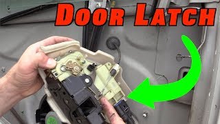 How To Check and Replace a Door Latch MK5 GTI