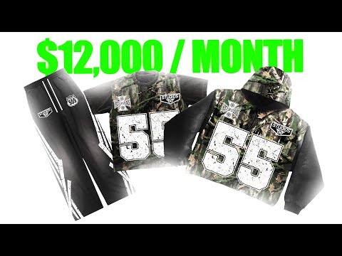 How to Make $12,000 with your CLOTHING BRAND | DESIGN TUTORIAL