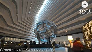 [4K] Hotel Tour | 🇺🇸 SAN FRANCISCO Hyatt Regency | Inside worlds largest hotel l