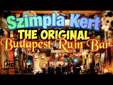 Szimpla Kert - The original Budapest Ruin Bar / Club  - POV Tour - Walkthrough