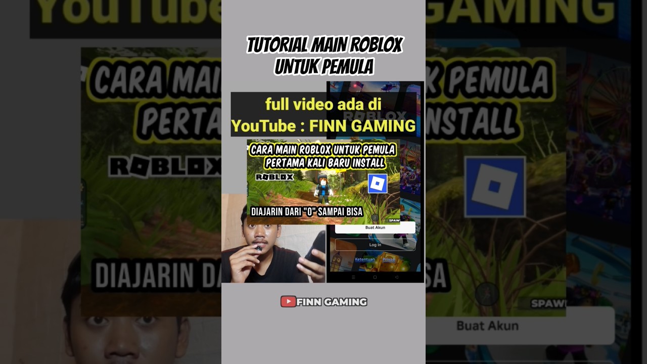 Roblox tutorial for beginners who have just installed the Roblox game application for the first t...