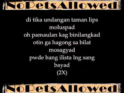 Bilangkad - NoPetsAllowed Lyrics on screen