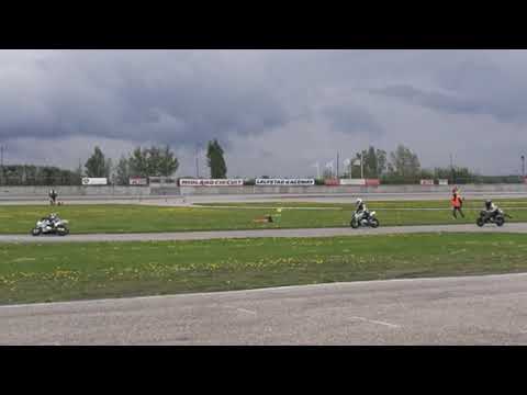 Rico Salmela Ohvale 110 Race1 start. Lelystadt 2018