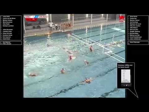 Eredivisie waterpolo dames UZSC - ZVL-Bam