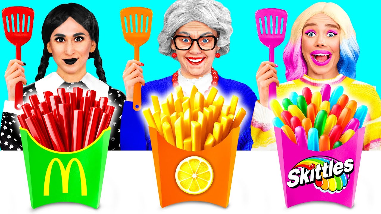 マクドナルドのWednesday vs おばあちゃんの料理チャレンジ GoFun Challenge