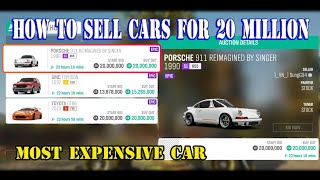 How to sell cars for 20 million in Forza Horizon 4