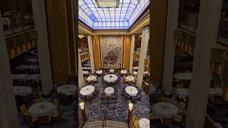 Queen Mary 2's Britannia Dining Room and Grand Lobby #cruise #cunard #qm2 #transatlantic #shorts