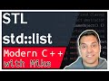 STL std::list | Modern Cpp Series