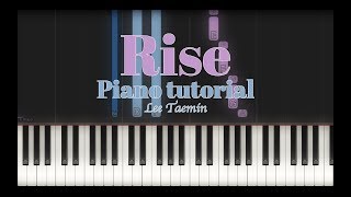 [PIANO TUTORIAL] RISE (이카루스) | 태민 TAEMIN