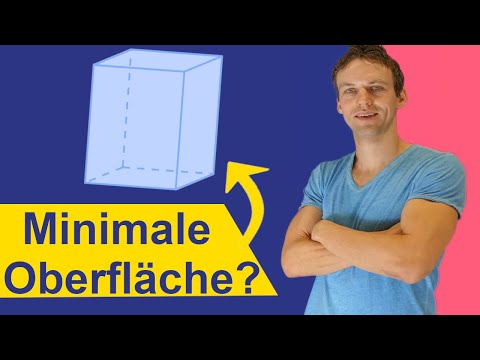 Extremwertaufgabe/ Optimierungsaufgabe #3 | Minimale Oberfläche von Quader - Mit Aufgabe und Lösung