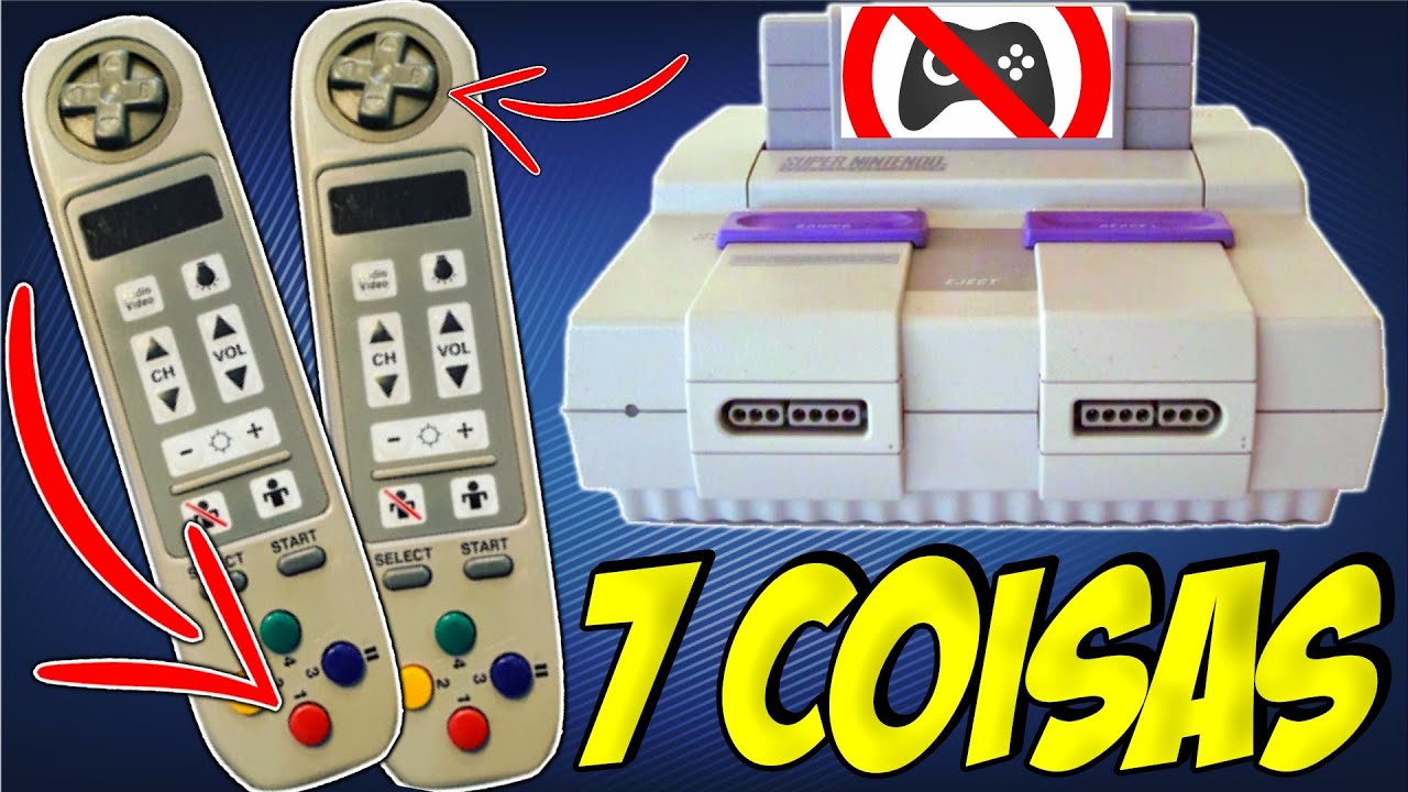 7 COISAS SOBRE O SUPER NINTENDO CURIOSIDADES DE CONSOLES
