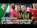 Rijnsburg-speler Jeffrey Jongeneelen na 2-2 gelijkspel tegen Quick Boys - OMROEP WEST SPORT