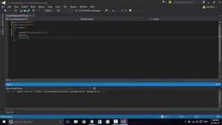 How to compile and run C program in Visual Studio 2015