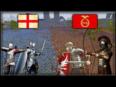 Medieval England vs Rome Castle Siege - Ultra Epic Battle Simulator 2