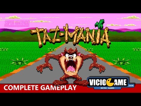 🎮 Taz-Mania (Super Nintendo) Complete Gameplay