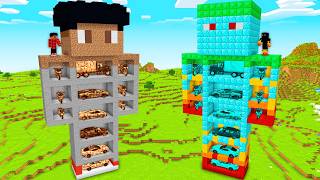 GARAGEM PLAYER de NOOB vs DIAMANTE para CARROS