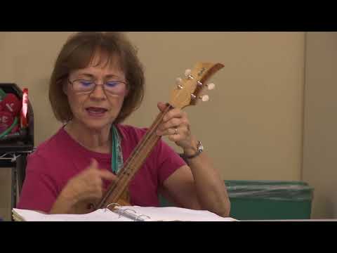 Seniors learn the ukulele