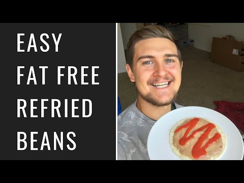 Easy Fat Free Refried Beans (Vegan, Oil Free)
