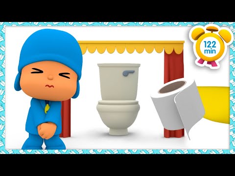 POCOYO PORTUGUÊS do BRASIL 🚽 Usando o Banheiro Sozinho [122 min] DESENHOS ANIMADOS para crianças