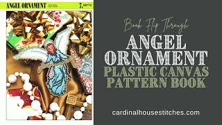Angel Ornament Plastic Canvas Pattern Book Flip Through Video
