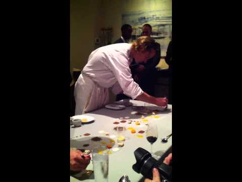 Alinea - Dessert on "the Mat"