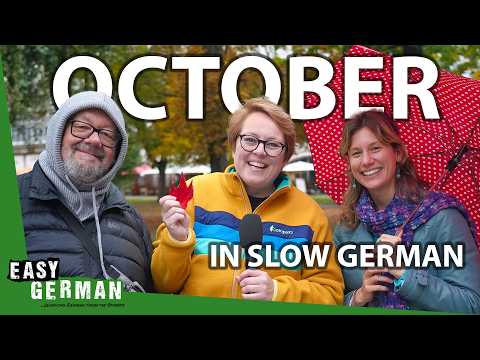 October in Slow German (A2 Listening Comprehension) | Super Easy German 289
