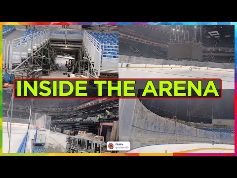 RARE look INSIDE Milan's Olympic Hockey Arena