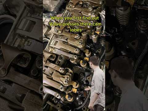 My reaction. #volvo #d13 #d13power #d13volvo #volvotrucks #volvomack #macktrucks #camshaft #stop