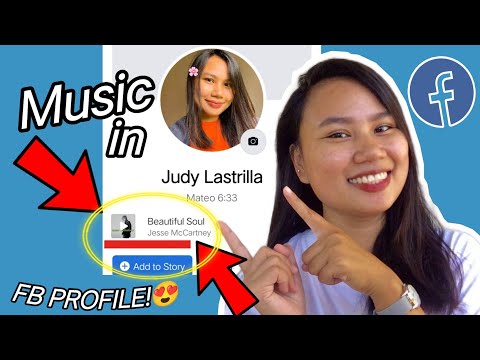 How to put music in facebook Profile 2021? (Music Bio) | Android & ios | Tagalog